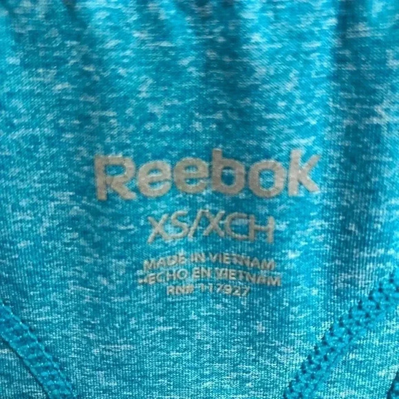 Reebok Racerback Athletic scoop neck,tank top, breathable,Comfortable,Aqua - Picture 4 of 5
